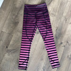ZYIA active ombre striped workout pants women sz 0